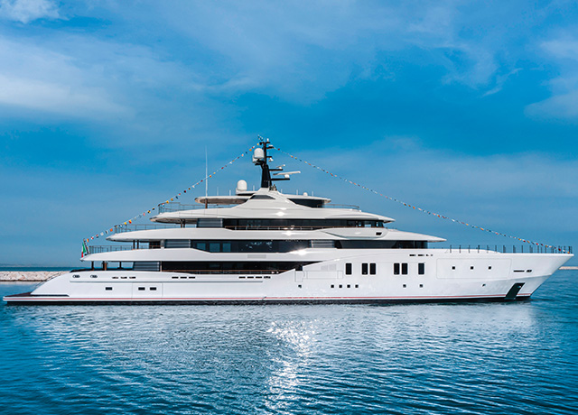CRN delivers the M/Y 139 megayacht.