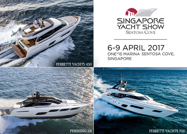 Ferretti Group incanta anche il Singapore Yacht Show