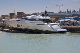 Pershing 115’: the tenth hull of the flagship launched at Marina dei Cesari di Fano