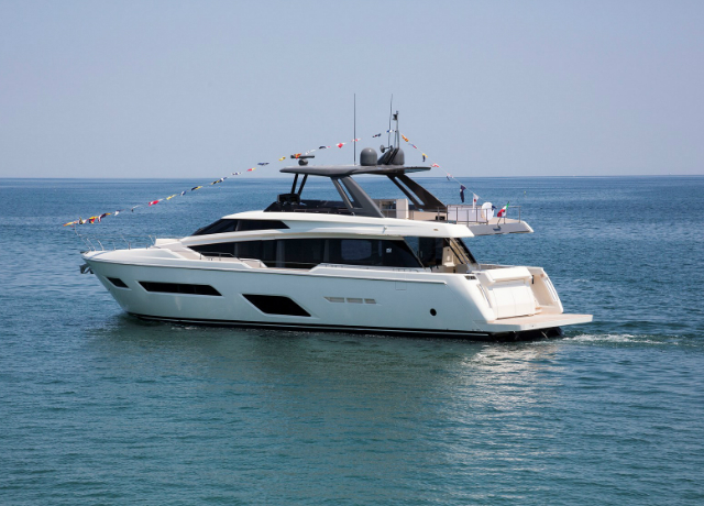 Varata la prima unità del nuovo Ferretti Yachts 780