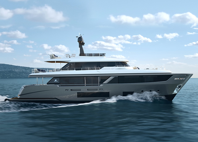 Custom Line Navetta 30: welcome to a new dimension in Design.