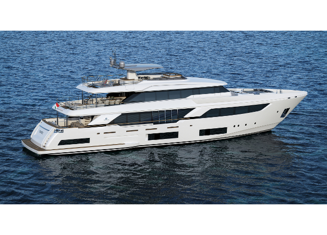 The Navetta 37, the new flagship in the semi-displacement line, is unveiled