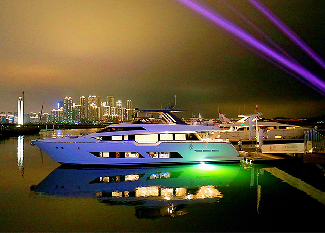 Celebrations for 50th Anniversary of Ferretti Yachts touch down in Shenzhen.