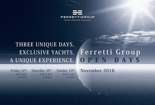 Three unique days, five exclusive yachts, a wholly unique experience. 