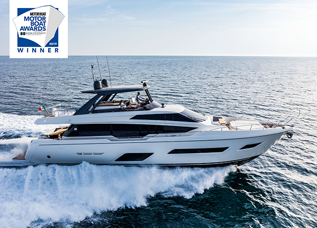 Ferretti Yachts premiato ai Motor Boat Awards 2019.