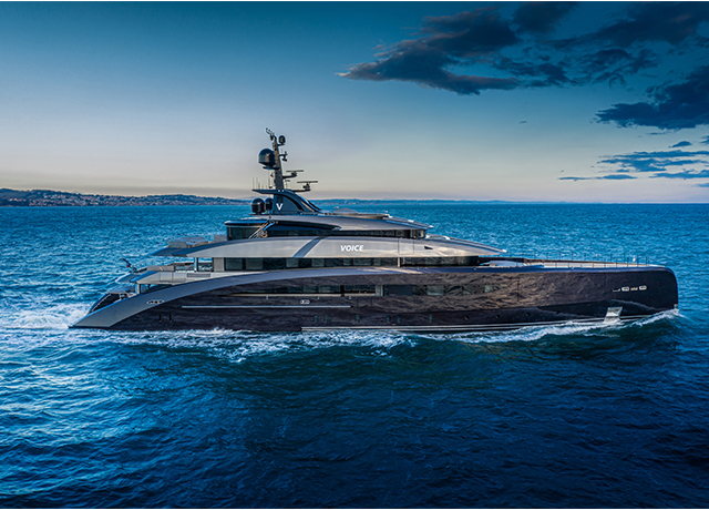 CRN delivers the M/Y 137 Megayacht.