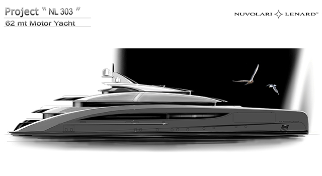 CRN宣布签订了一份新合同，售出一艘NUVOLARI LENARD设计的M/Y 62米游艇