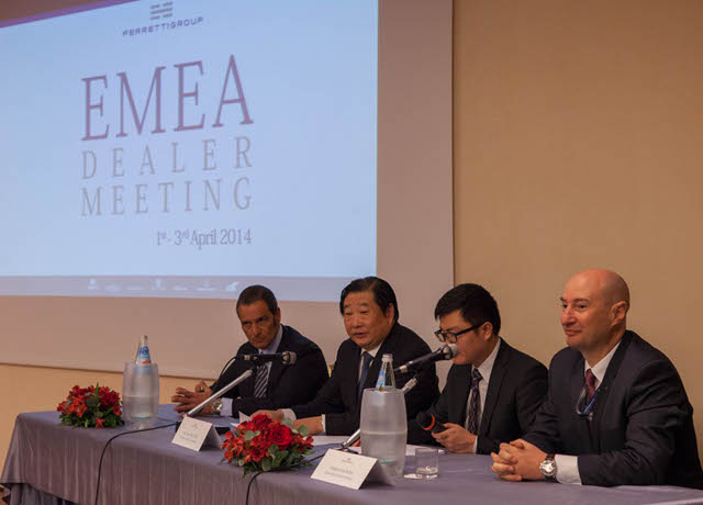 Grande successo per l’edizione 2014 dell’EMEA dealer meeting di Ferretti Group, l’evento dedicato dal gruppo ai propri parter dell’area Europa, Medio Oriente e Africa