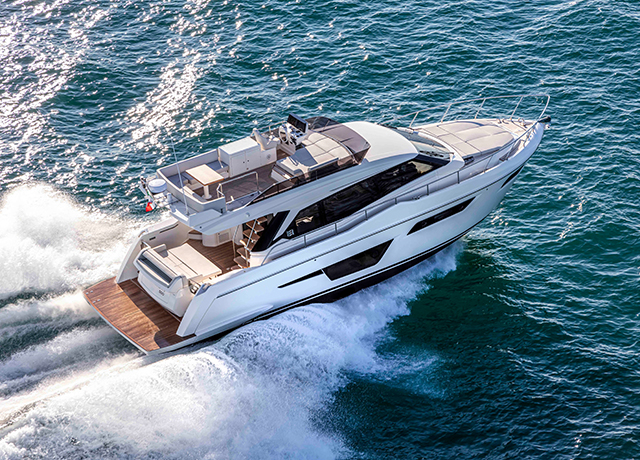New Ferretti Yachts 500:  Just Like Home on the water.