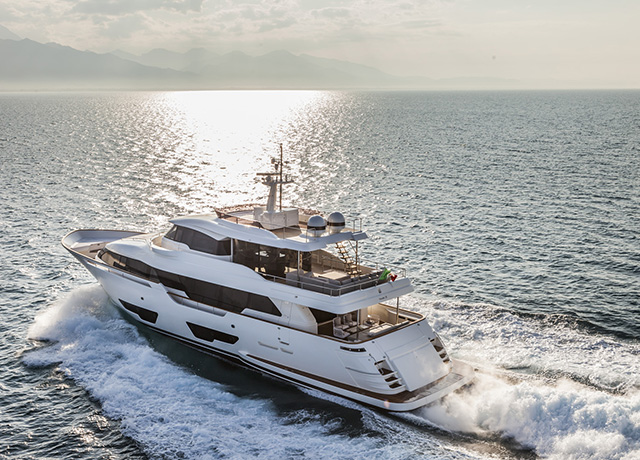Ferretti Group confirms its commitment to the italian market by taking part as a leader in Genoa International Boat Show with a fleet of 8 yachts, including two absolute premieres for Italy