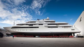 A MONTH AWAY FROM THE LAUNCHING OF 80 METRE CRN 129, THE BIGGEST MEGAYACHT EVER BUILT BY THE SHIPYARD