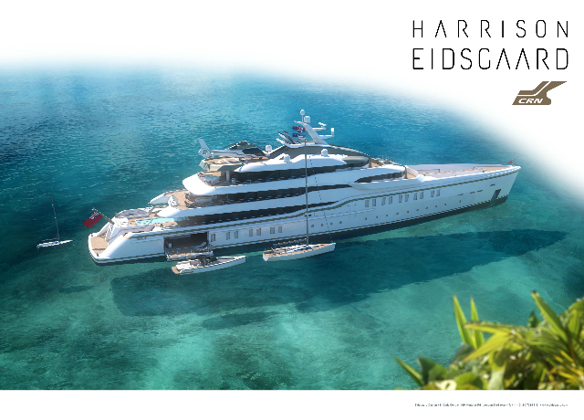 CRN: 86 Metri di innovazione e dinamismo per il nuovo explorer yacht, firmato Harrison Eidsgaard