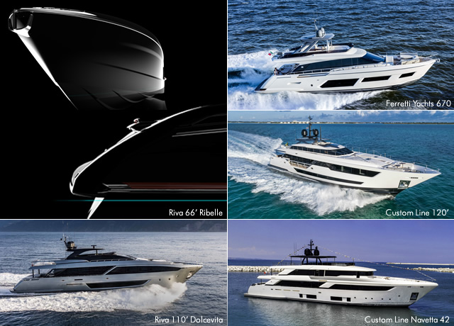 Ferretti Group si prepara a splendere con 5 nuove stelle al Cannes Yachting Festival 2018