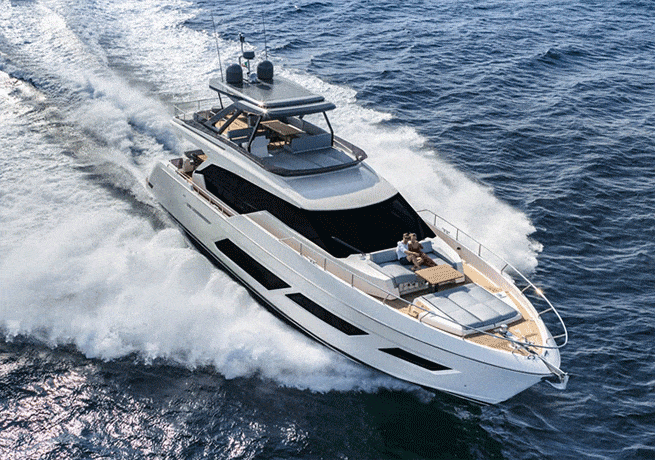 Ferretti Group at the Fort Lauderdale International Boat Show with 2 american premieres and a fleet of 16 yachts.
