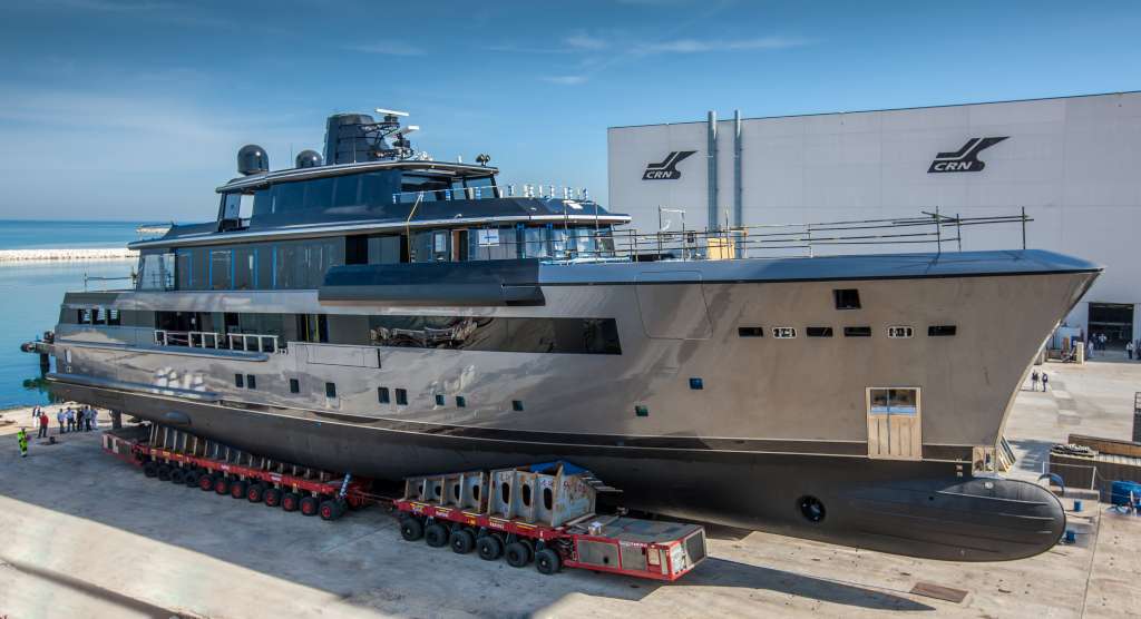 Less than a month until the launch of a new CRN megayacht