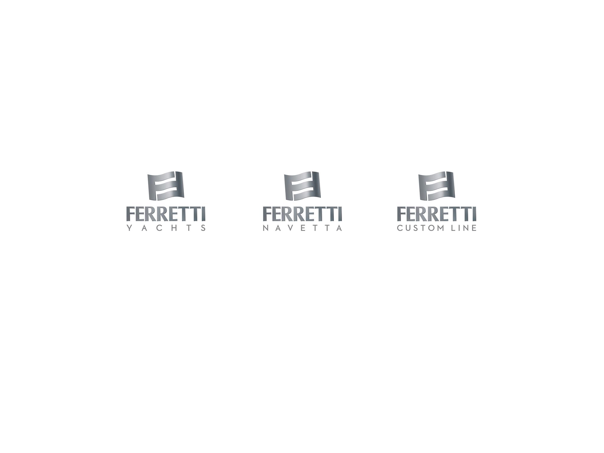 FERRETTI GROUP PRESENTS IN CANNES THE FERRETTI  BRAND’S NEW ARCHITECTURE. THE BRAND NOW INCLUDES THREE PRODUCT LINES: FERRETTI YACHTS, FERRETTI CUSTOM LINE AND FERRETTI NAVETTA.<br />