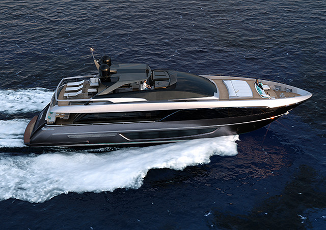100’ Corsaro: La nuova era dei Flybridge Riva.Il Maxi Yacht è già in costruzione presso il Cantiere di La Spezia