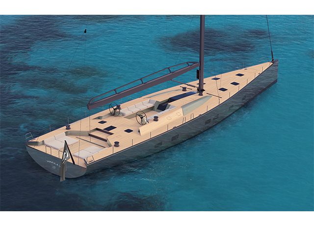 A new magnificent Wally 101-foot sailing cruiser-racer sold.