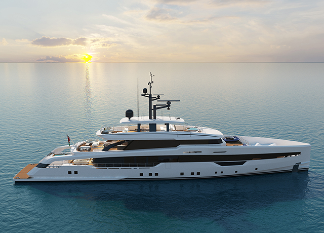 CRN comunica i primi dettagli progettuali del BESPOKE YACHT M/Y 142 52m.