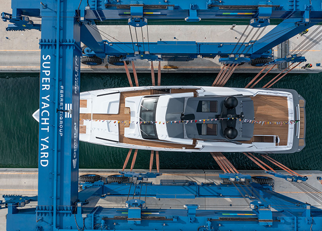 Custom Line launches the third yacht of the year. 