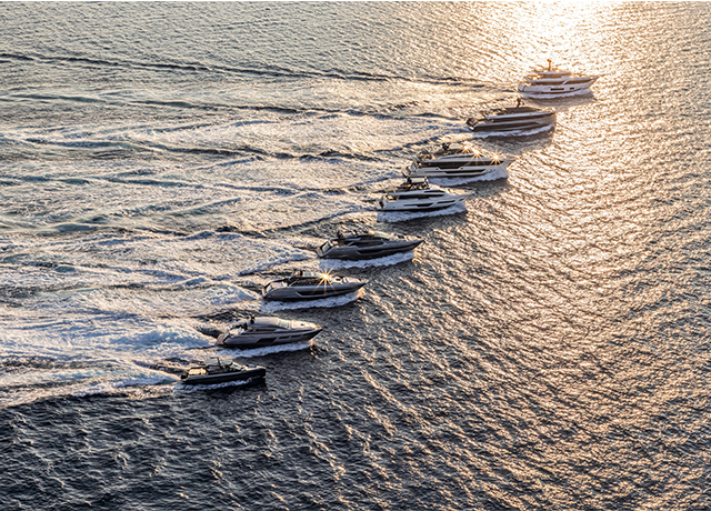Ferretti Group at the Palm Beach International Boat Show 2022 with its fleet of wonders.