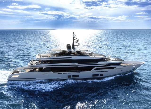 New Custom Line Navetta 50: a 50-metre-long aluminium dream.