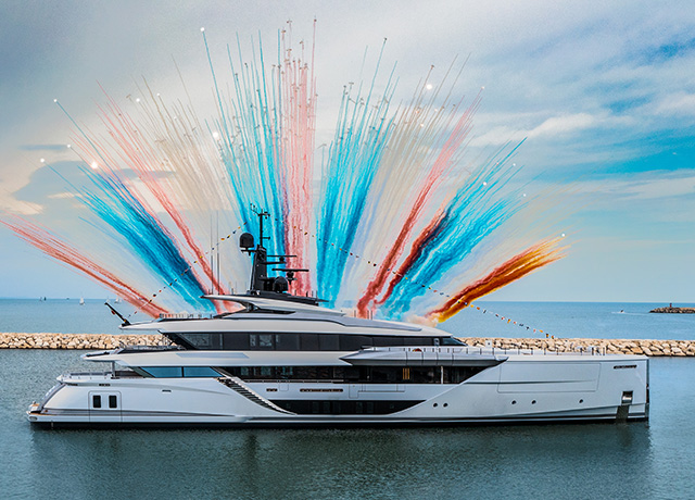 CRN launches the M/Y 141 superyacht, an icon of innovation and bespoke quality<br />
 