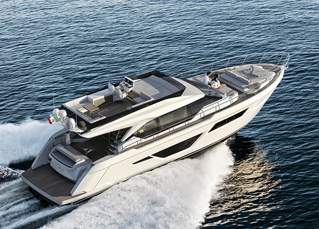 Ferretti Yachts 580: modern luxury has a new star.