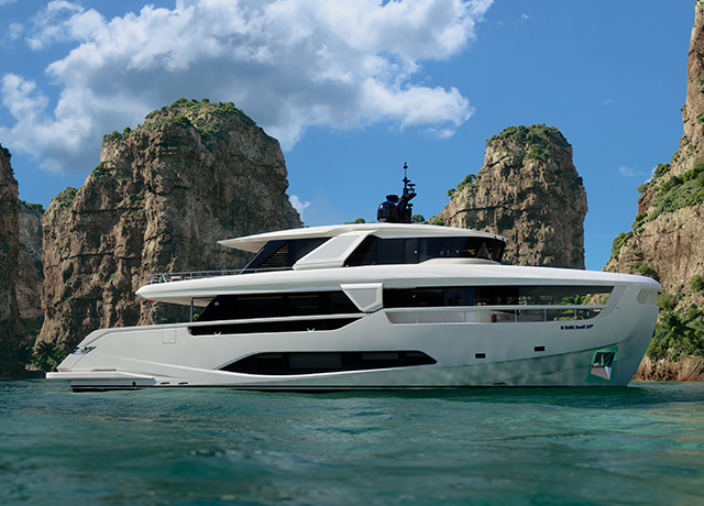 Ferretti Yachts In<strong>FY</strong>nito 90 : au-delà de l'imagination.<br />
 
