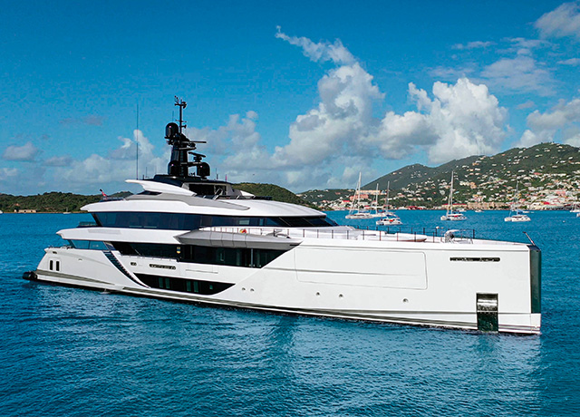 CRN delivers the M/Y 141 superyacht.<br />
 