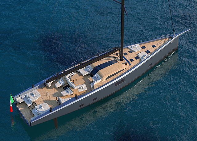 First hull of the new wallywind110 sold.<br />
 