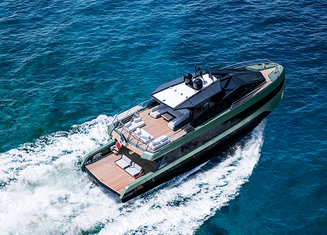 Further ahead: Wally presents the all-new wallywhy150 at the Venice Boat Show 2023.