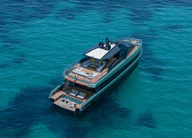 Neue wallywhy150 bereit für das Cannes Yachting Festival 2023.<br />
 