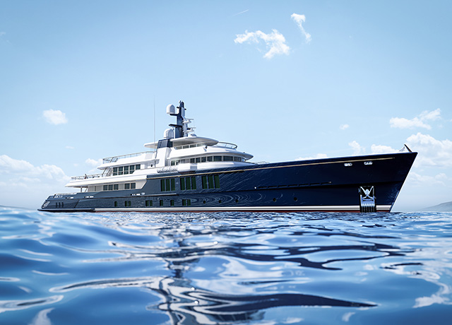 CRN Kündigt eine neue Full-Custom 70-Meter-Superyacht An.