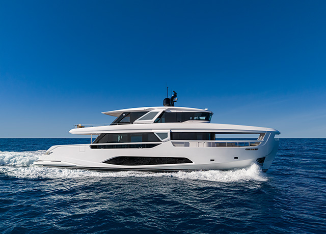 Ferretti Yachts INFYNITO 90 持続可能性への果てしない旅。<br />
 