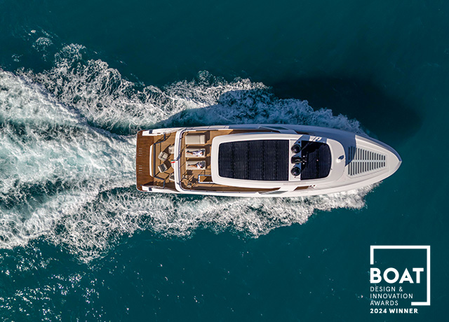 Ferretti Yachts INFYNITO 90 triumphs at the Boat International Design and Innovation Awards 2024 in the ‘Outstanding Lifestyle Feature’ category.