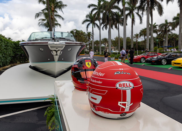 Riva en el Palm Beach Cavallino Classic.