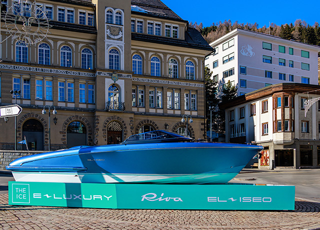 Riva at The I.C.E. St. Moritz - International Concours of Elegance 2024.