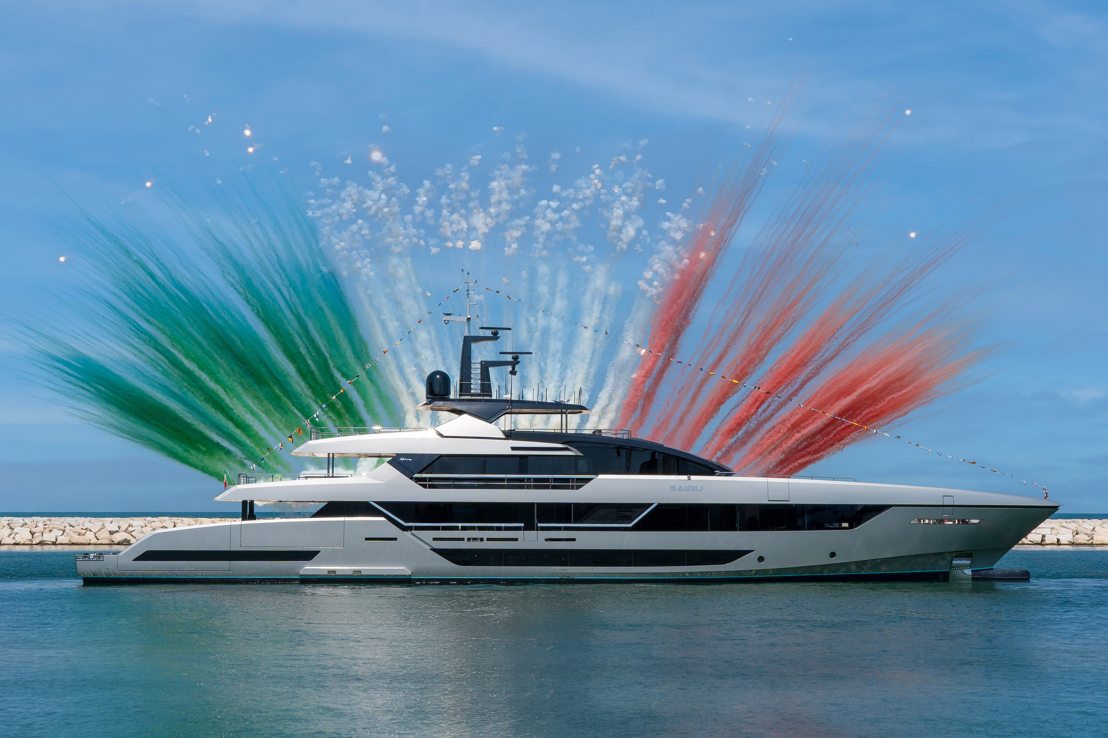 More size, more elegance, more Riva: first Riva 54Metri launched in Ancona.