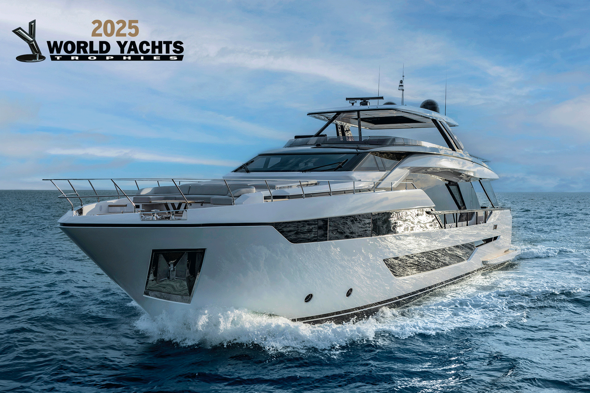 Ferretti Group triumphs with six awards at the World Yachts Trophies 2025.
