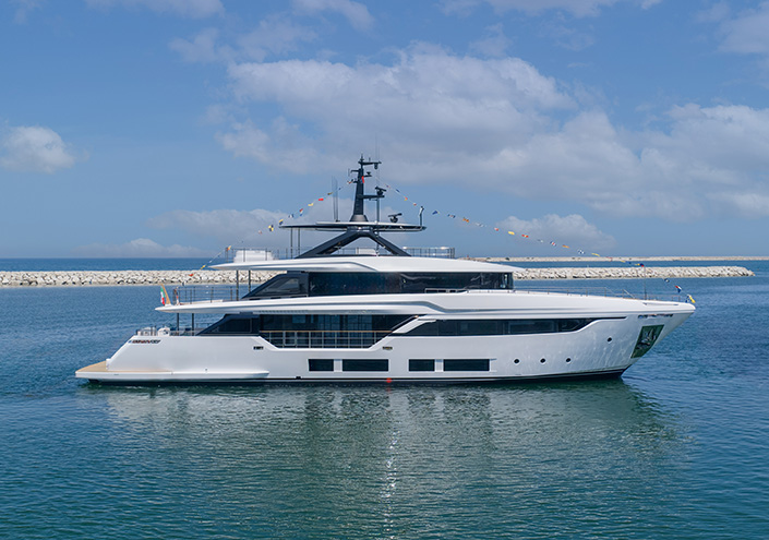 First Custom Line Navetta 35 launched.