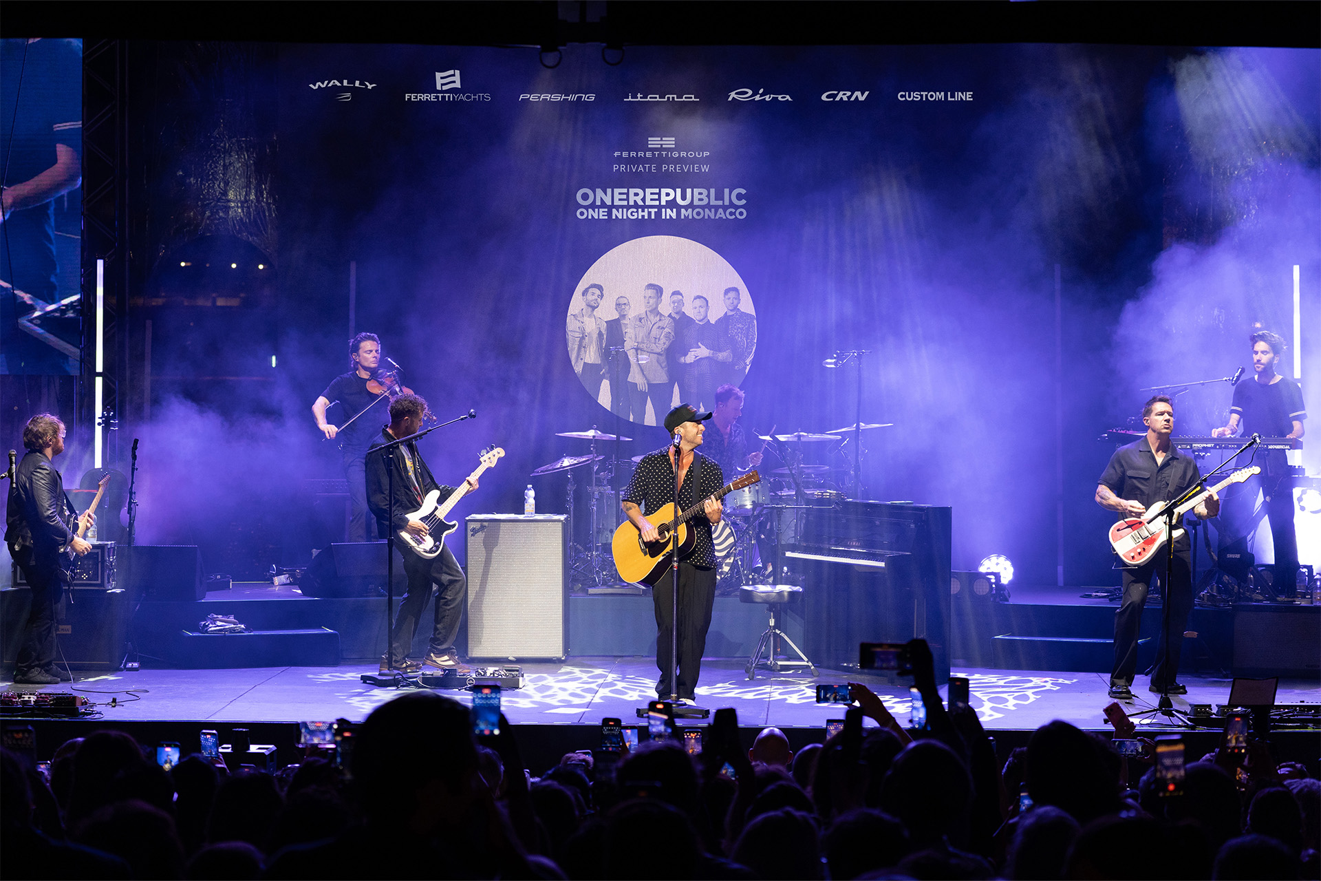 The eleventh Ferretti Group "Private Preview” kicks off the autumn boat show season with an exclusive live performance by OneRepublic.