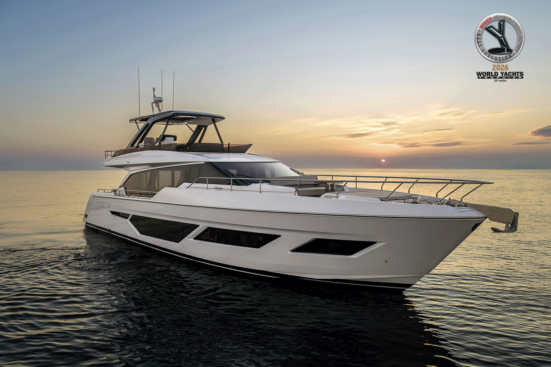 Ferretti Group takes centre stage at the 2026 World Yachts Trophies, with five models on the podium at one of the most prestigious awards events in the international yachting industry.