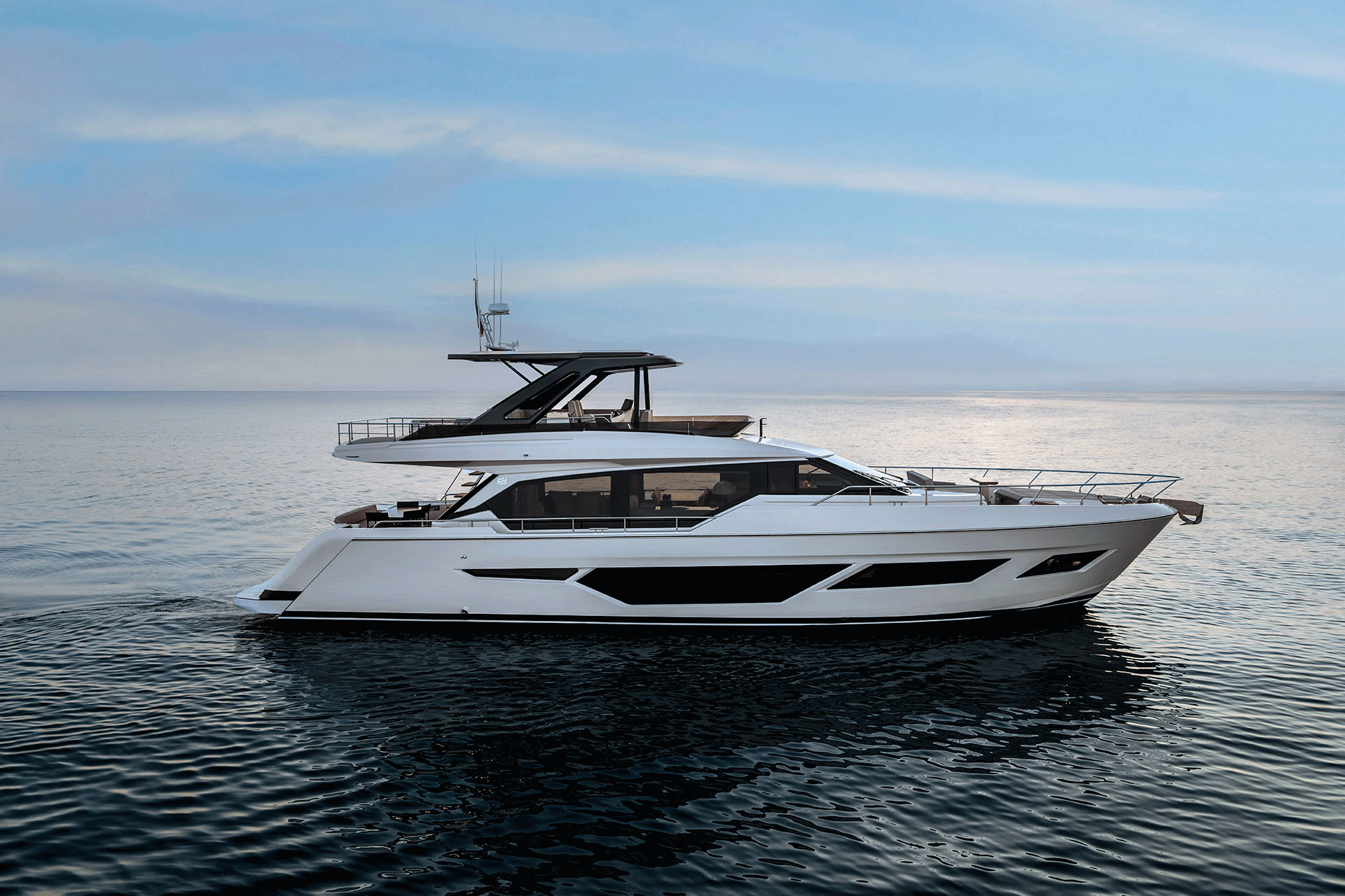 Ferretti Group at the Genoa International Boat Show with two new models and an exceptional fleet.