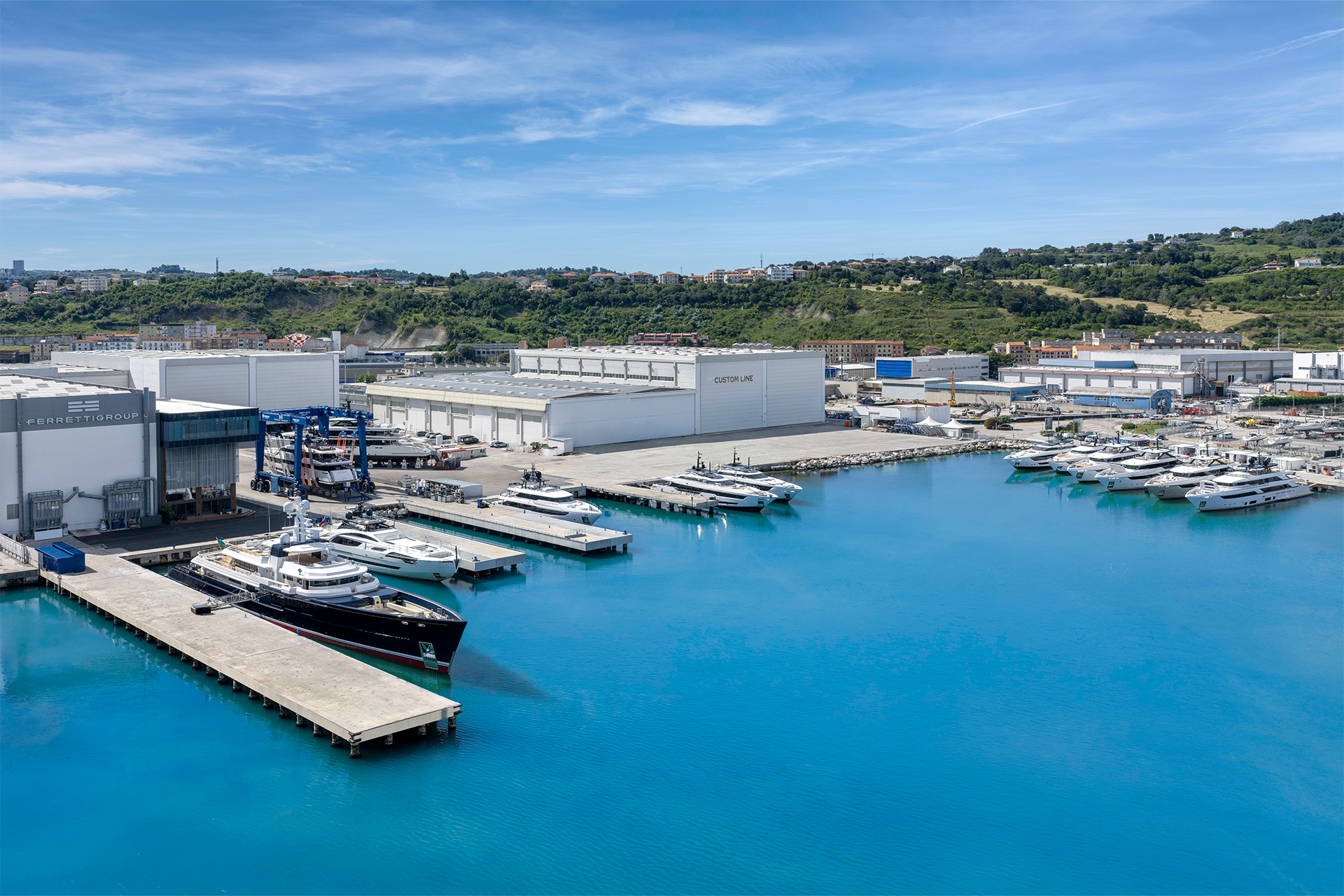 Ferretti Group secures landmark authorisation to build superyachts of up to 100 metres in Ancona.